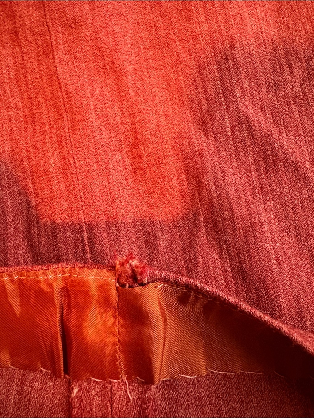 Barneys New York Orange-Red Pencil Skirt - Picture 5 of 8